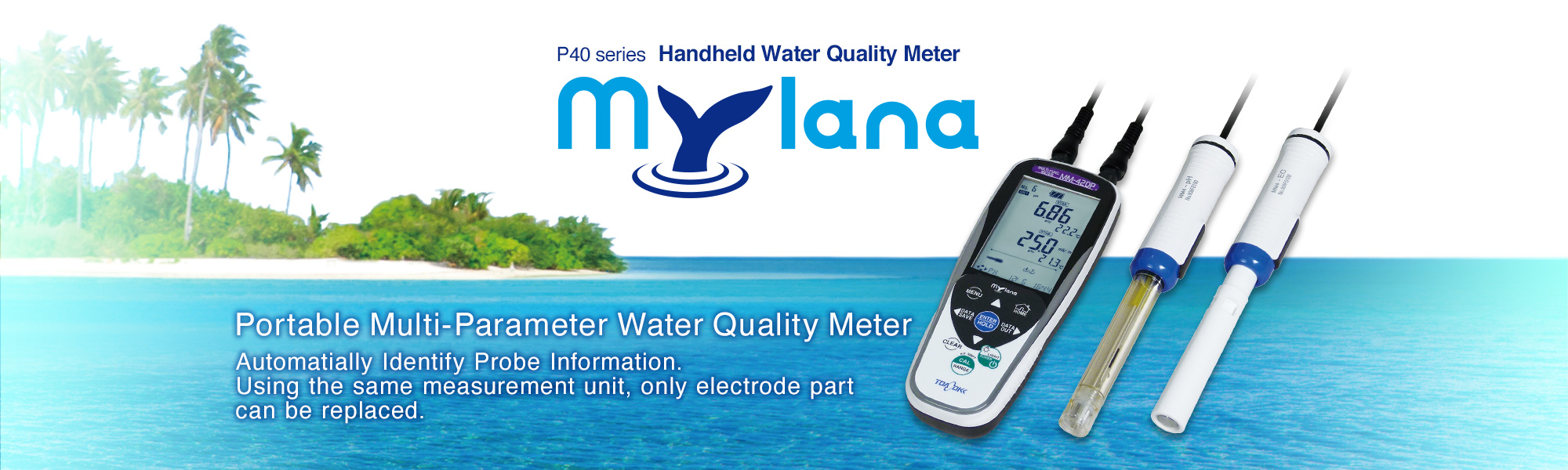 Portable Water Quality Meter P40 series `Mylana`