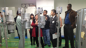 Visit to overseas technology trainees